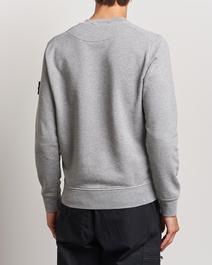 Herren | Pullover | Stone Island | Garment Dyed Fleece Sweatshirt Melange Grey