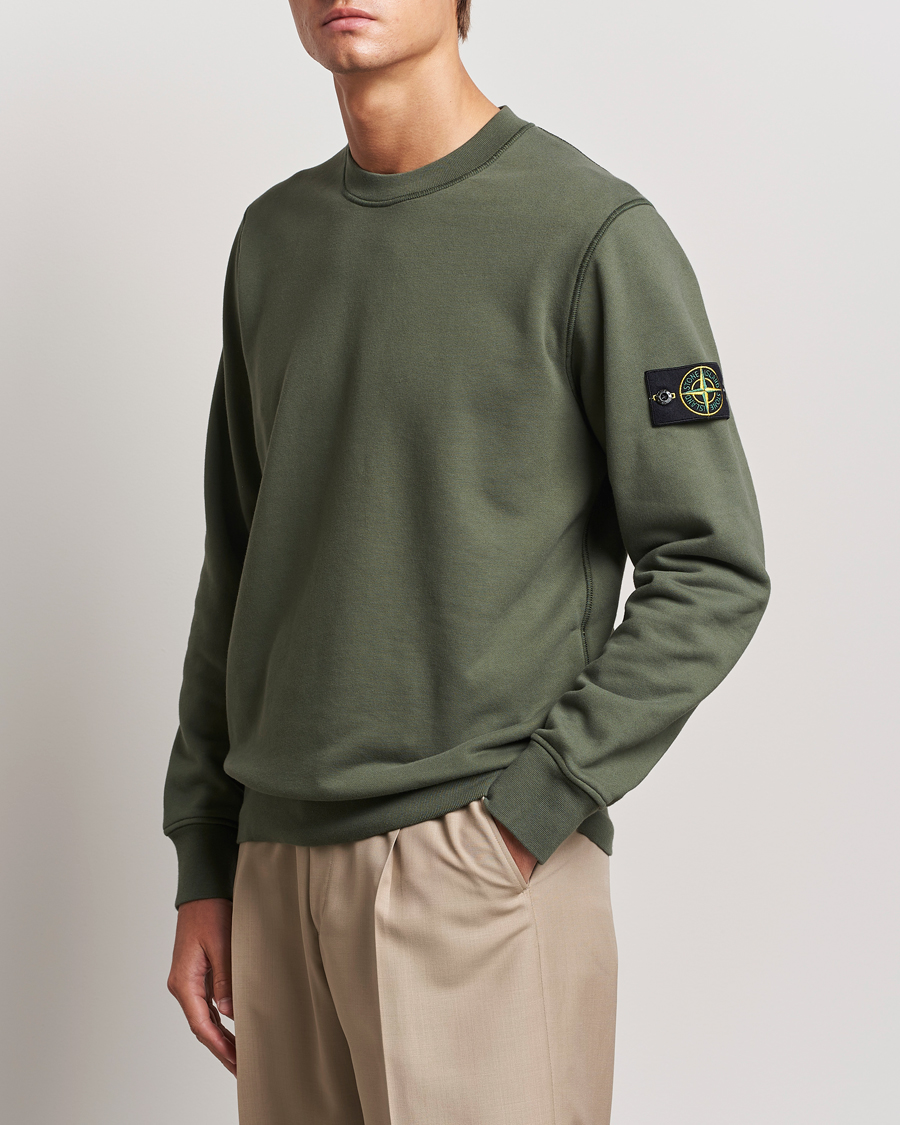 Herren | Pullover | Stone Island | Garment Dyed Fleece Sweatshirt Musk