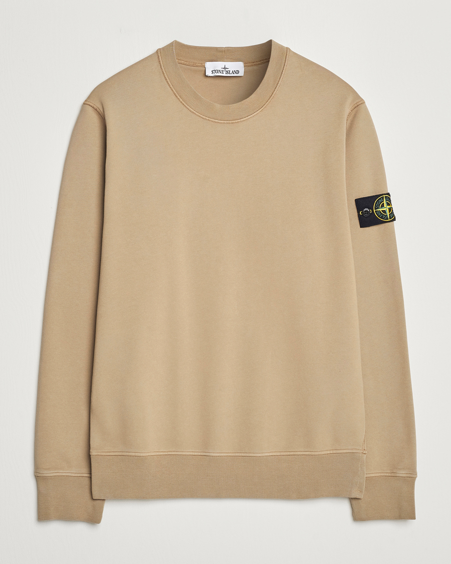 Herren | Pullover | Stone Island | Garment Dyed Fleece Sweatshirt Biscuit