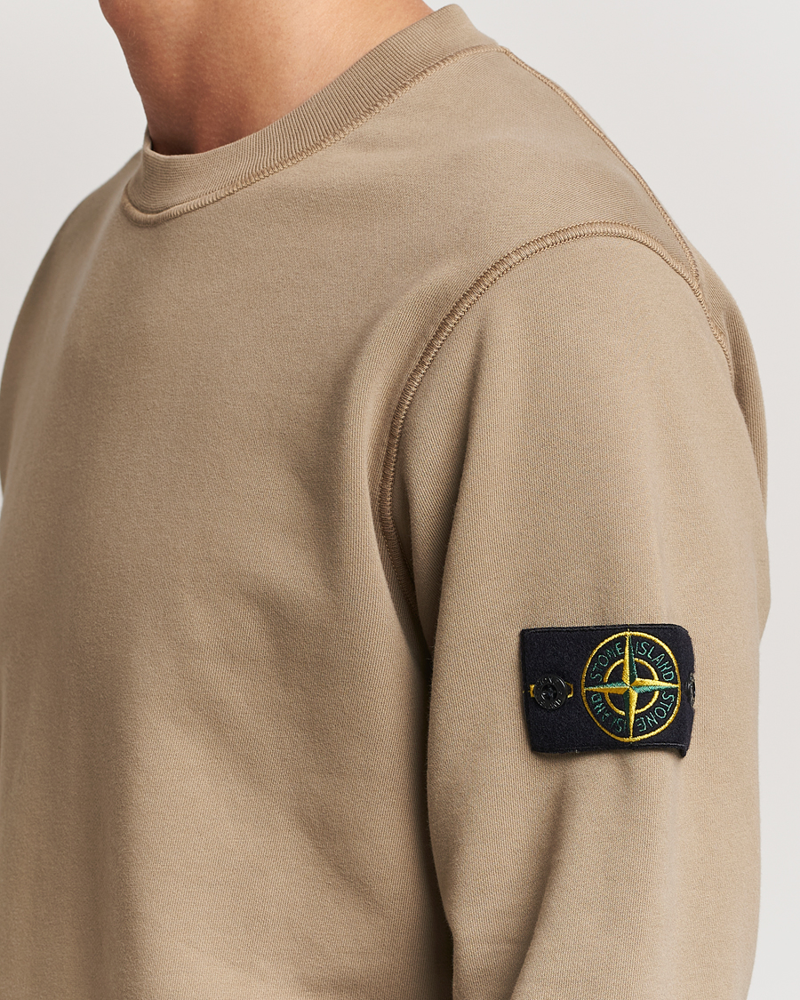 Herren | Pullover | Stone Island | Garment Dyed Fleece Sweatshirt Biscuit
