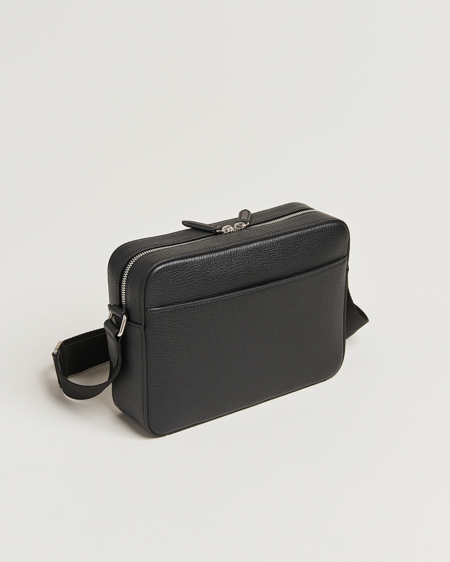 Herren | Taschen | Smythson | Ludlow Zip Crossbody Bag Black
