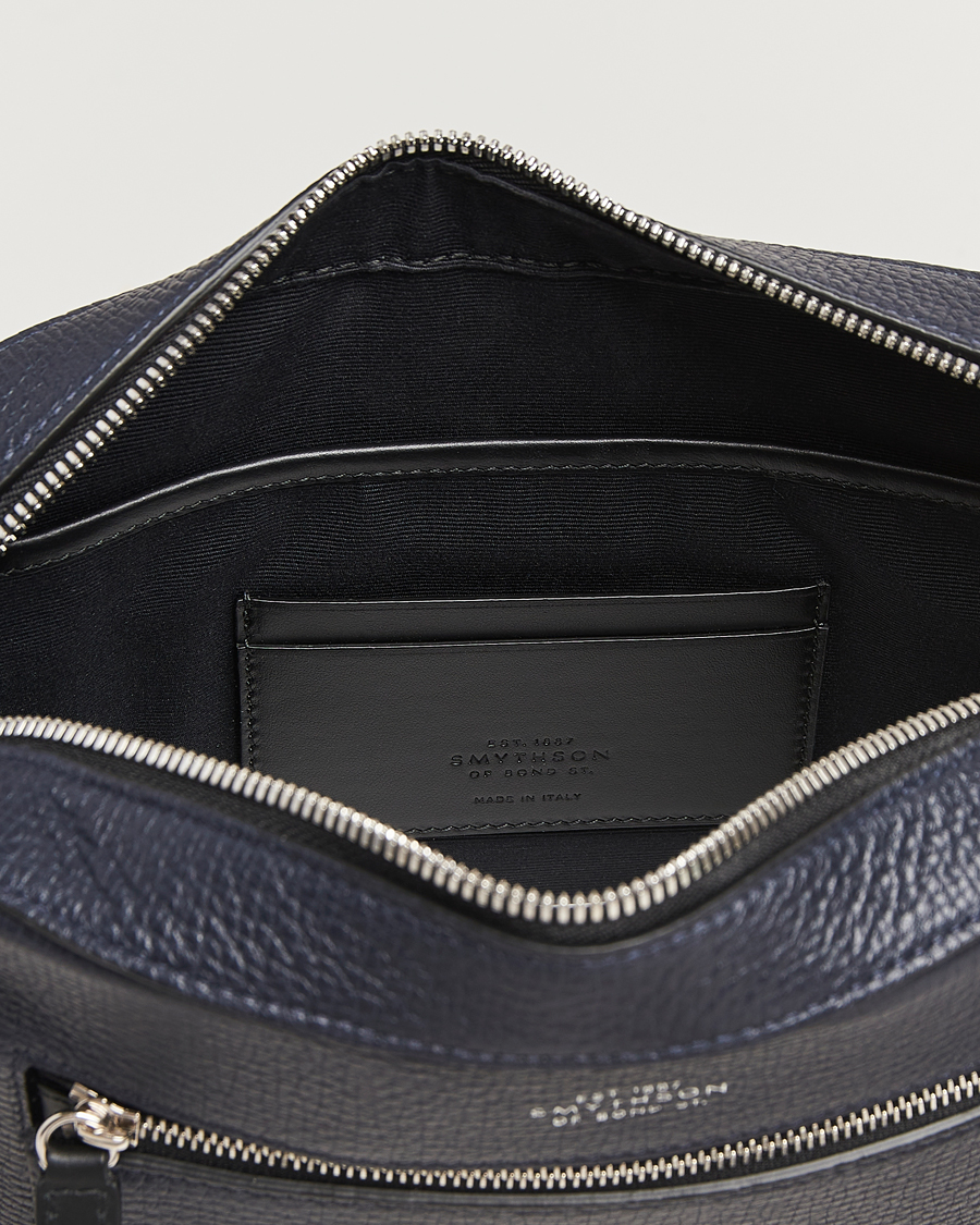 Herren | Smythson Ludlow Zip Crossbody Bag Navy | Smythson | Ludlow Zip Crossbody Bag Navy