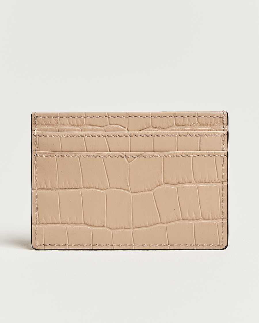 Herren | Smythson Mara Flat Cardholder Sandstone | Smythson | Mara Flat Cardholder Sandstone