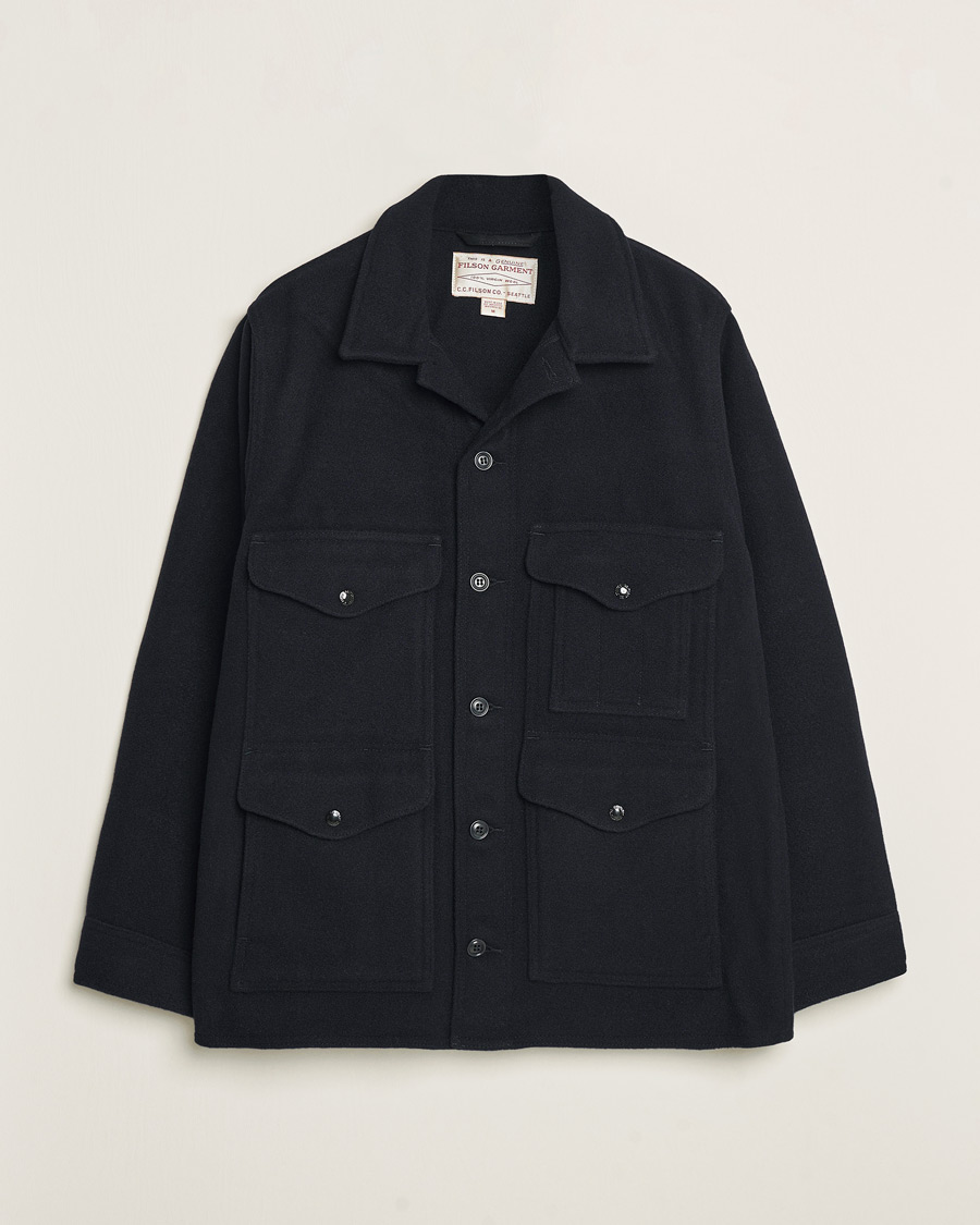Herren | Jacken | Filson | Mackinaw Wool Cruiser Dark Navy