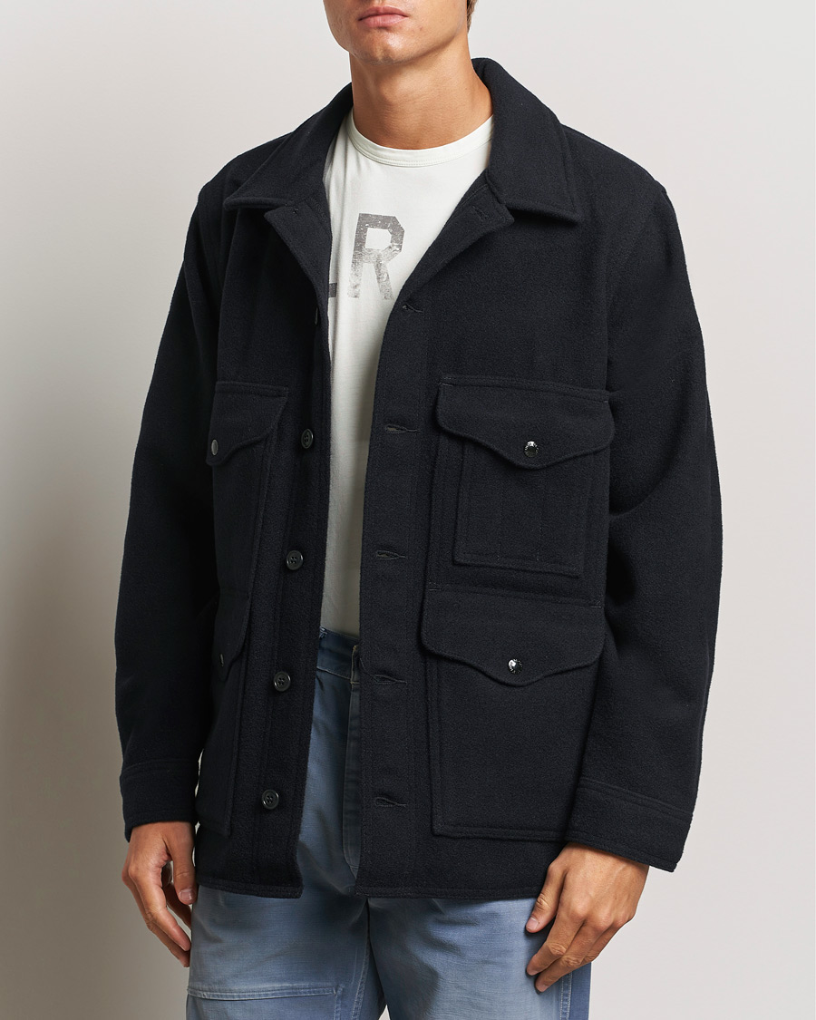 Herren | Jacken | Filson | Mackinaw Wool Cruiser Dark Navy