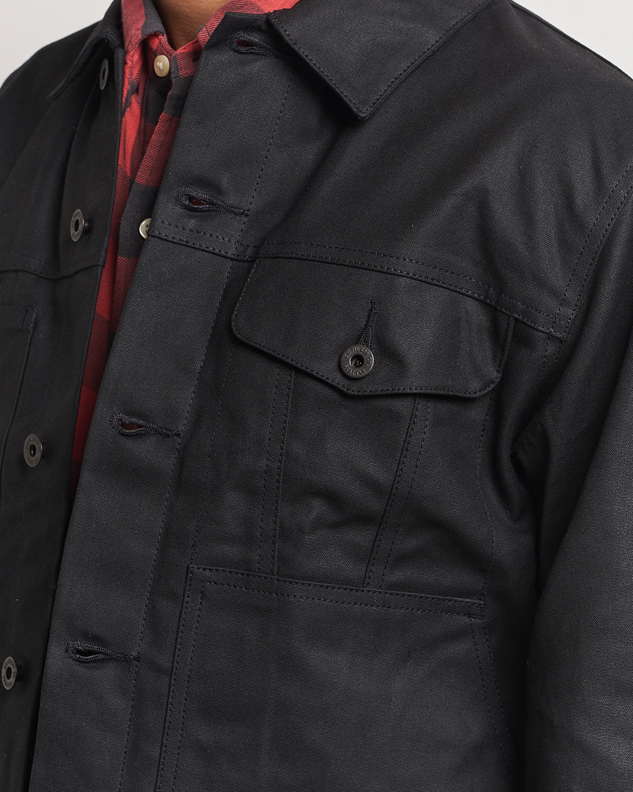 Herren | Jacken | Filson | Short Lined Tin Cloth Cruiser Black