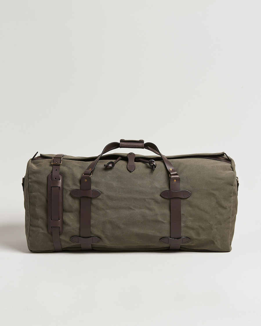 Herren | Filson Rugged Twill Duffle Large Otter Green | Filson | Rugged Twill Duffle Large Otter Green