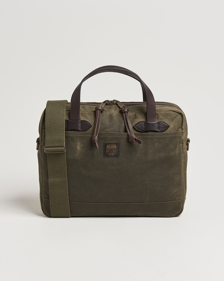 Herren | Taschen | Filson | Tin Cloth Compact Briefcase Otter Green