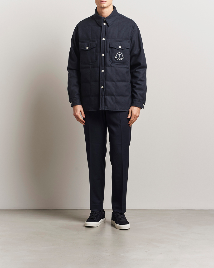 Herren | Jacken | Moncler Genius | X Palm Angels Shirt Jacket Navy
