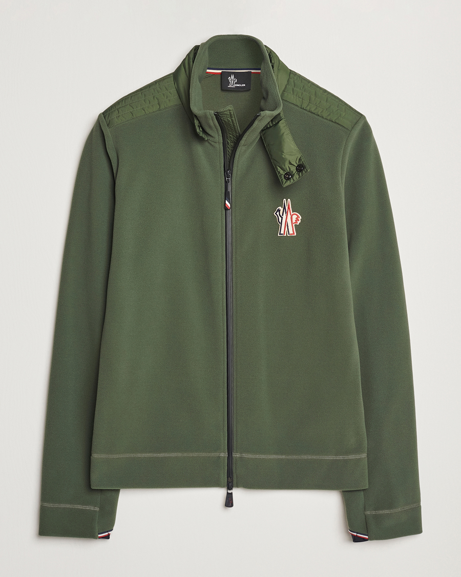 Herren | Pullover | Moncler Grenoble | Fleece Full Zip Dark Olive