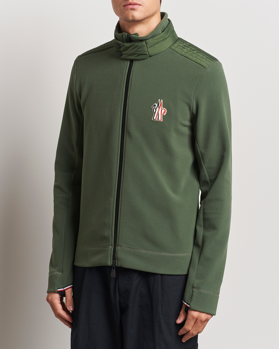 Herren | Pullover | Moncler Grenoble | Fleece Full Zip Dark Olive