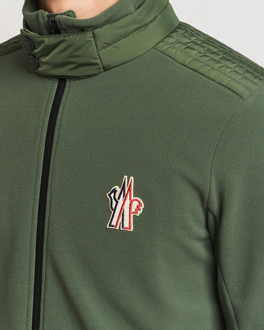 Herren | Pullover | Moncler Grenoble | Fleece Full Zip Dark Olive