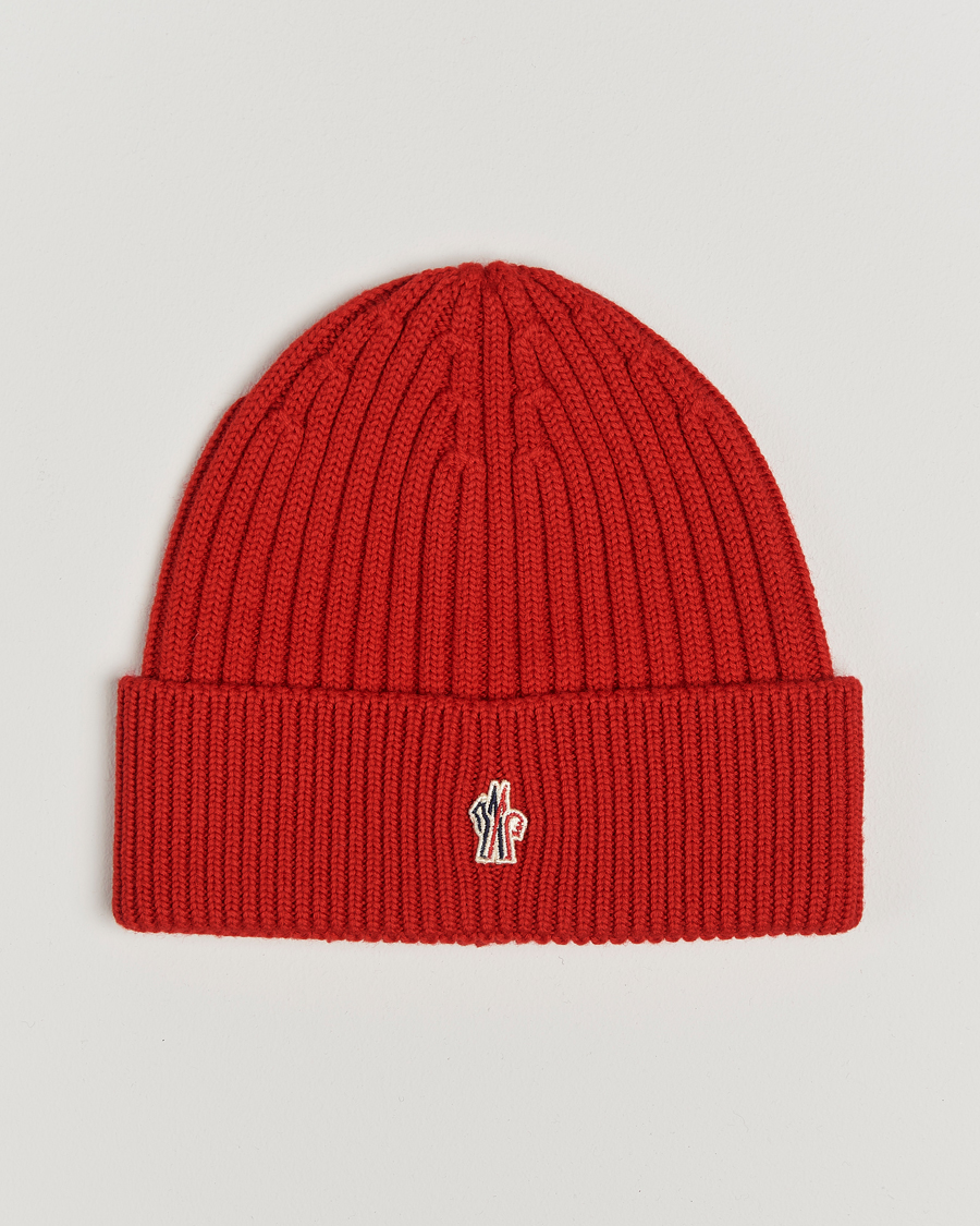 Herren | Moncler Grenoble Beretto Beanie Red | Moncler Grenoble | Beretto Beanie Red