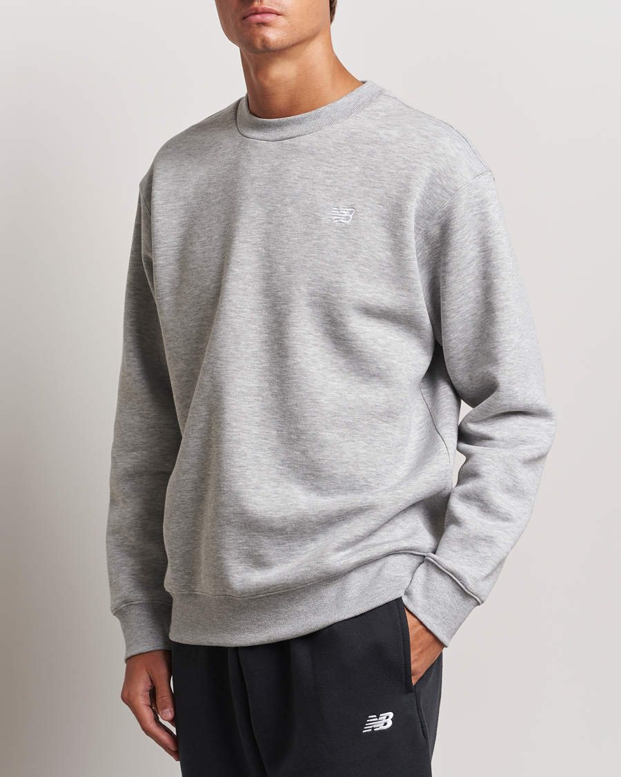 Herren | Pullover | New Balance | Essentials Fleece Sweatshirt Athletic Grey