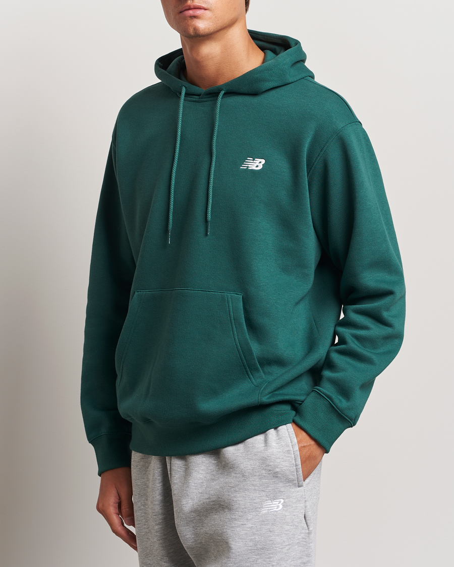 Herren | Pullover | New Balance | Essentials Fleece Hoodie Nightwatch Green