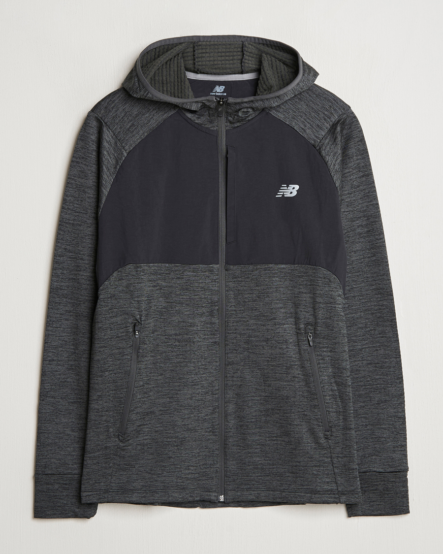 Herren | Pullover | New Balance Running | Heat Grid Hooded Full Zip Black