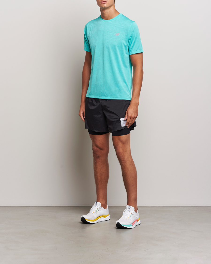 Herren | T-Shirts | New Balance Running | Athletics Run T-Shirt Cyber Jade