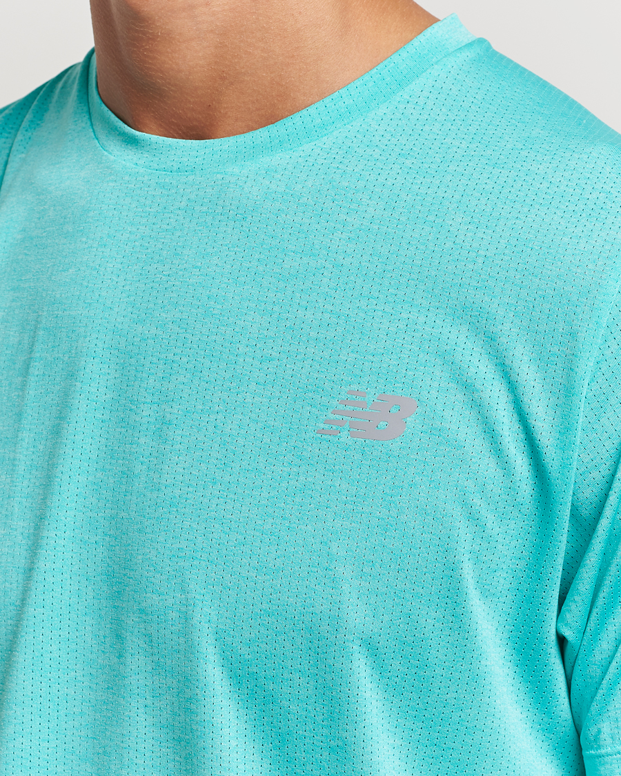 Herren | T-Shirts | New Balance Running | Athletics Run T-Shirt Cyber Jade