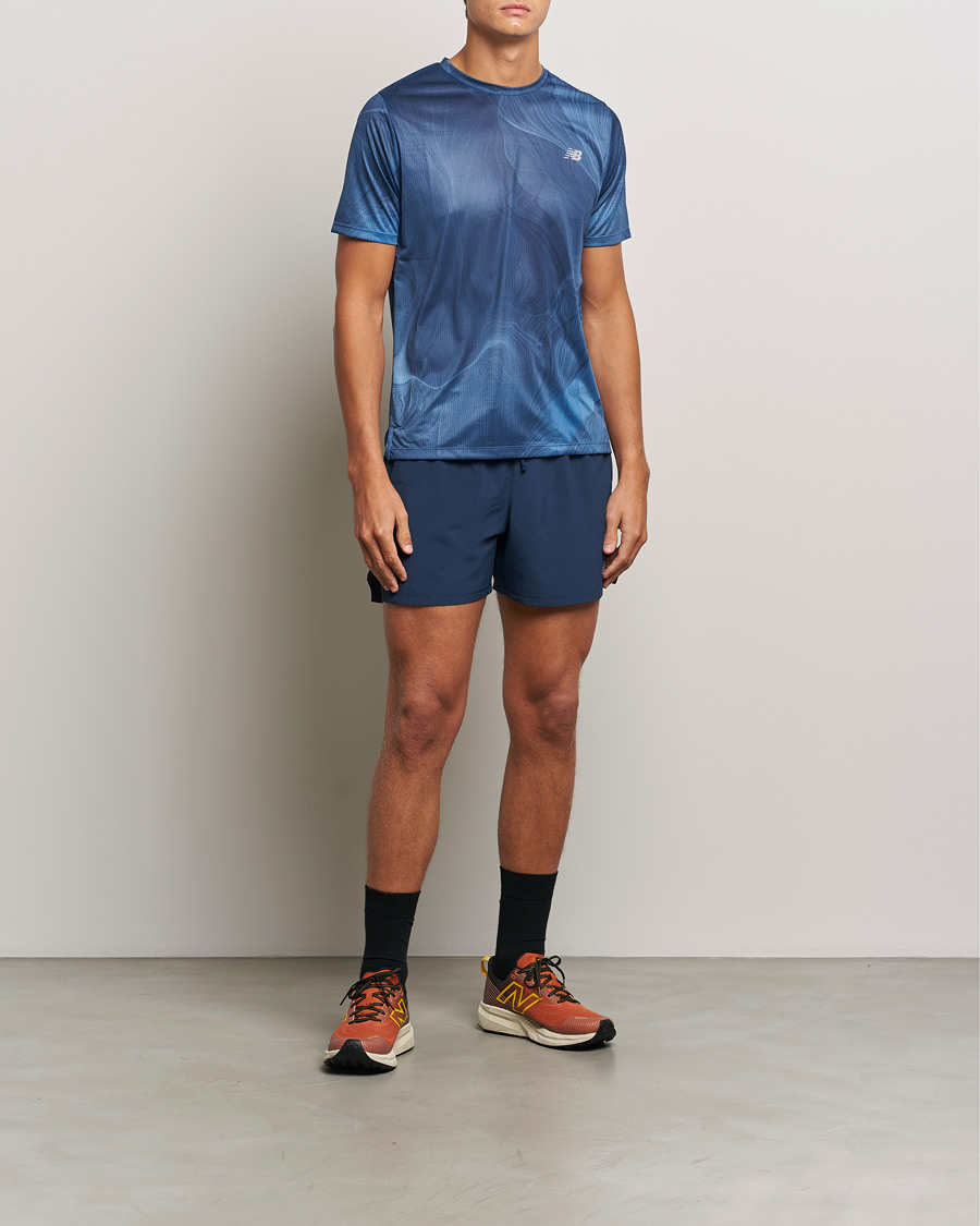 Herren | Shorts | New Balance Running | Athletics 5 Run Shorts Navy