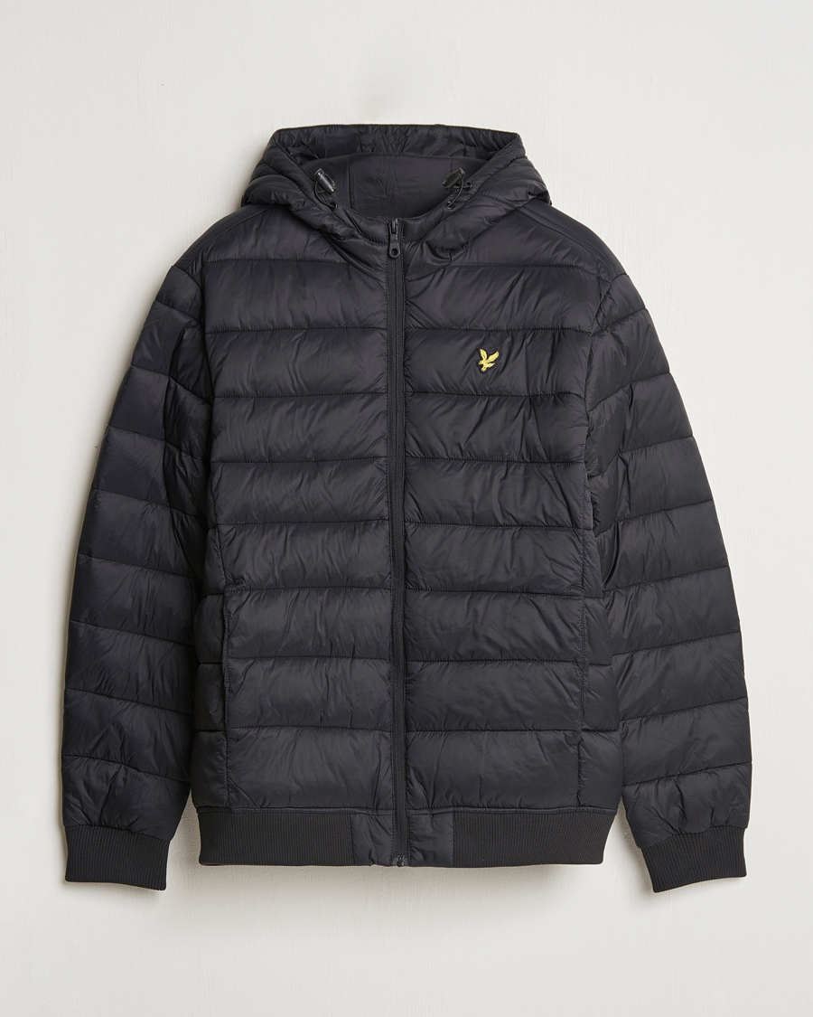 Herren | Jacken | Lyle & Scott | Wadded Hooded Jacket Jet Black