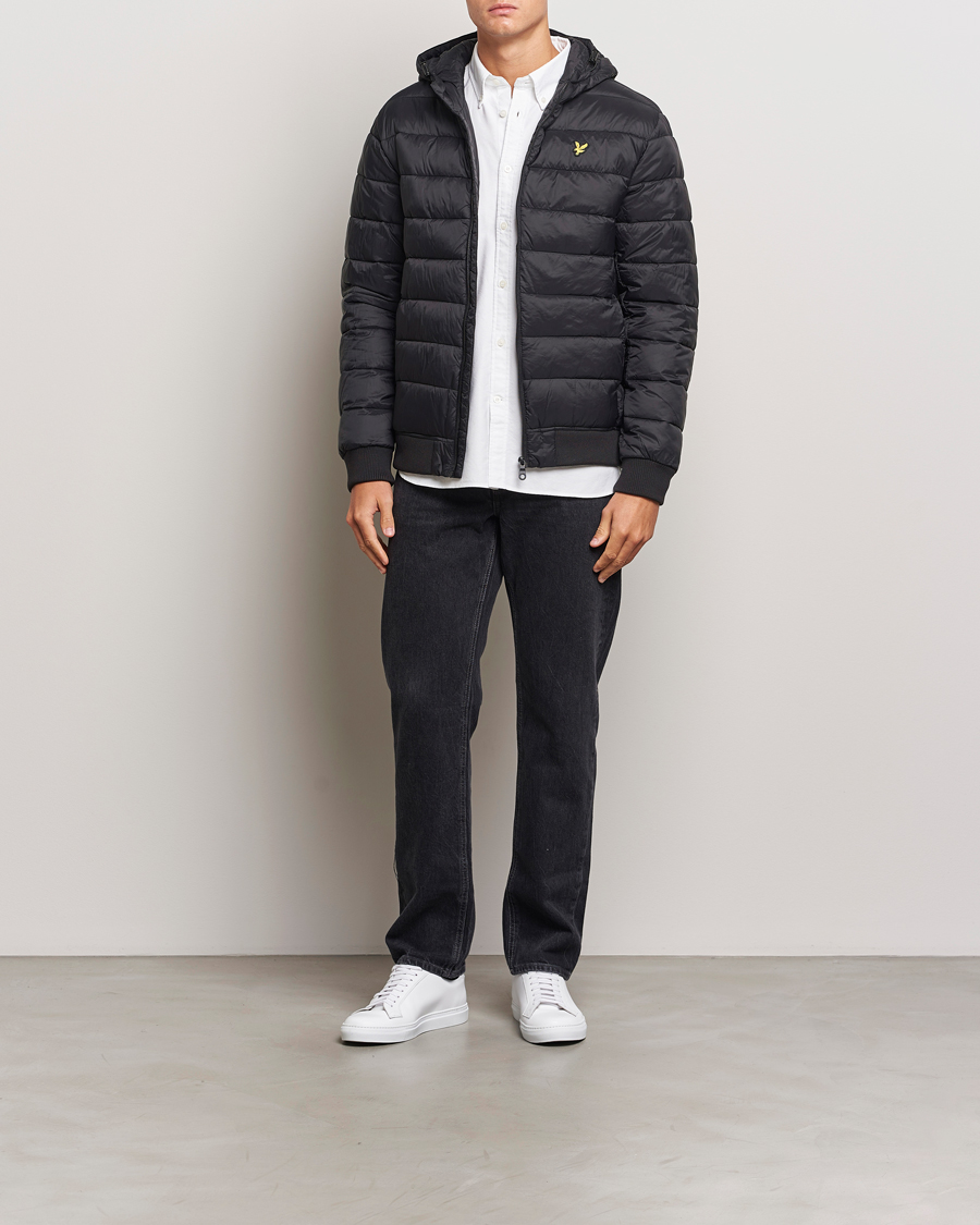Herren | Jacken | Lyle & Scott | Wadded Hooded Jacket Jet Black