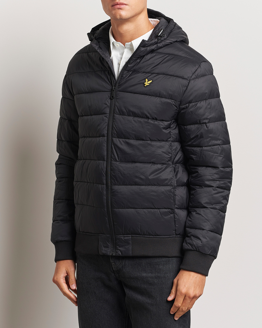 Herren | Jacken | Lyle & Scott | Wadded Hooded Jacket Jet Black