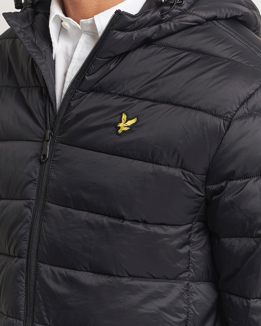 Herren | Jacken | Lyle & Scott | Wadded Hooded Jacket Jet Black