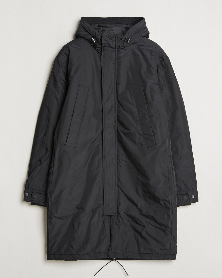 Herren | Jacken | Lyle & Scott | Longline Parka Jet Black