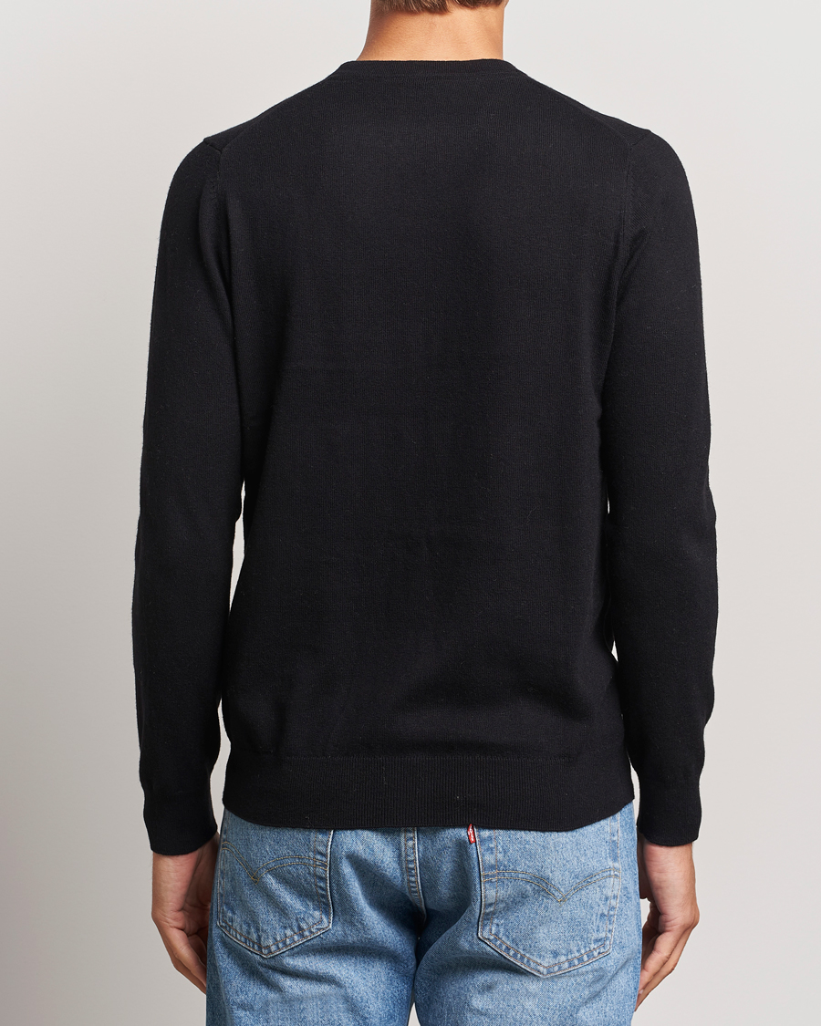 Herren | Pullover | Lyle & Scott | Cotton/Merino Crew Neck Jumper Jet Black