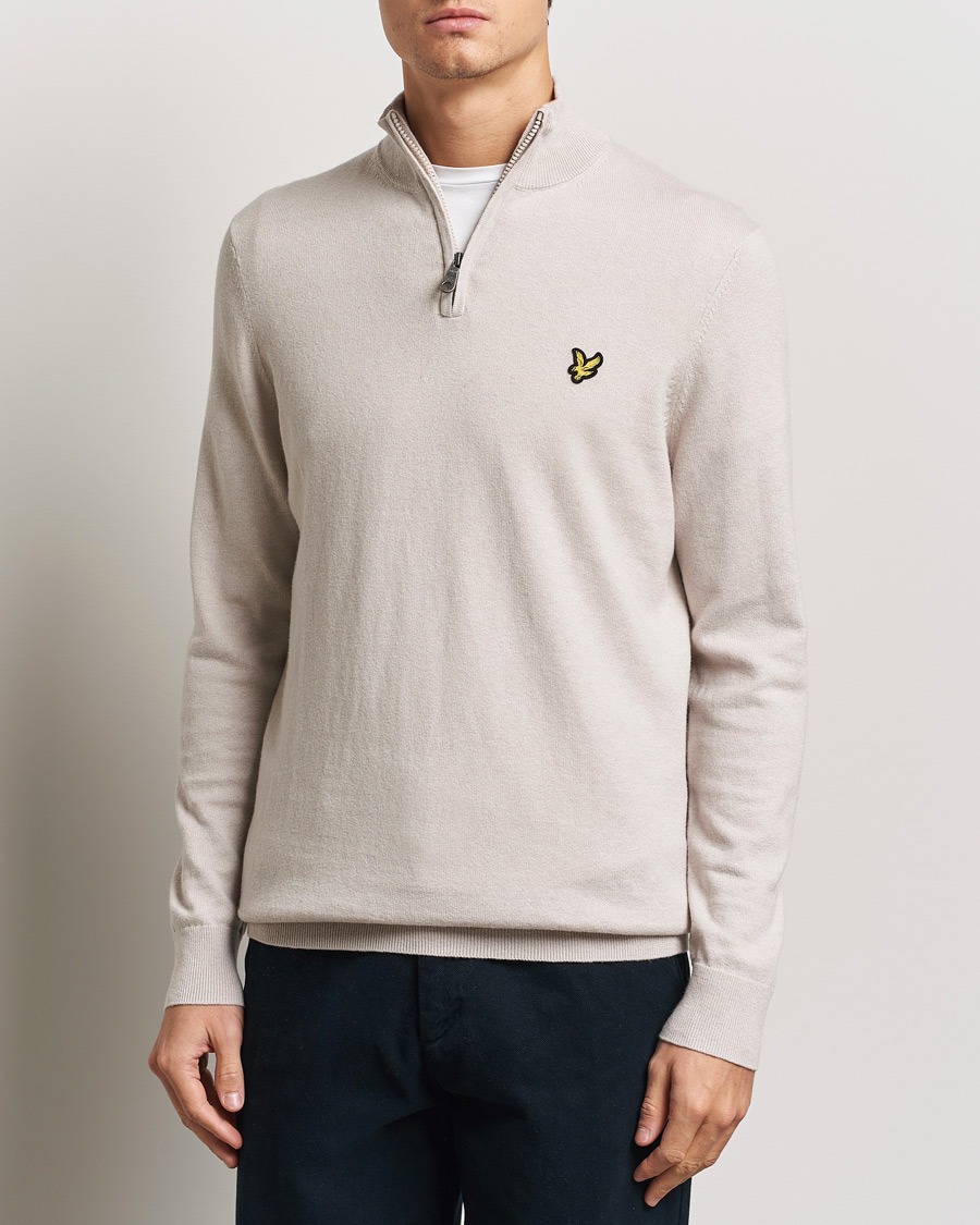 Herren | Pullover | Lyle & Scott | Cotton/Merino Half Zip Cove