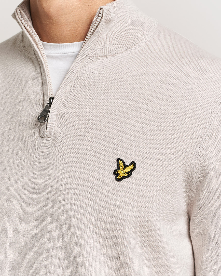 Herren | Pullover | Lyle & Scott | Cotton/Merino Half Zip Cove