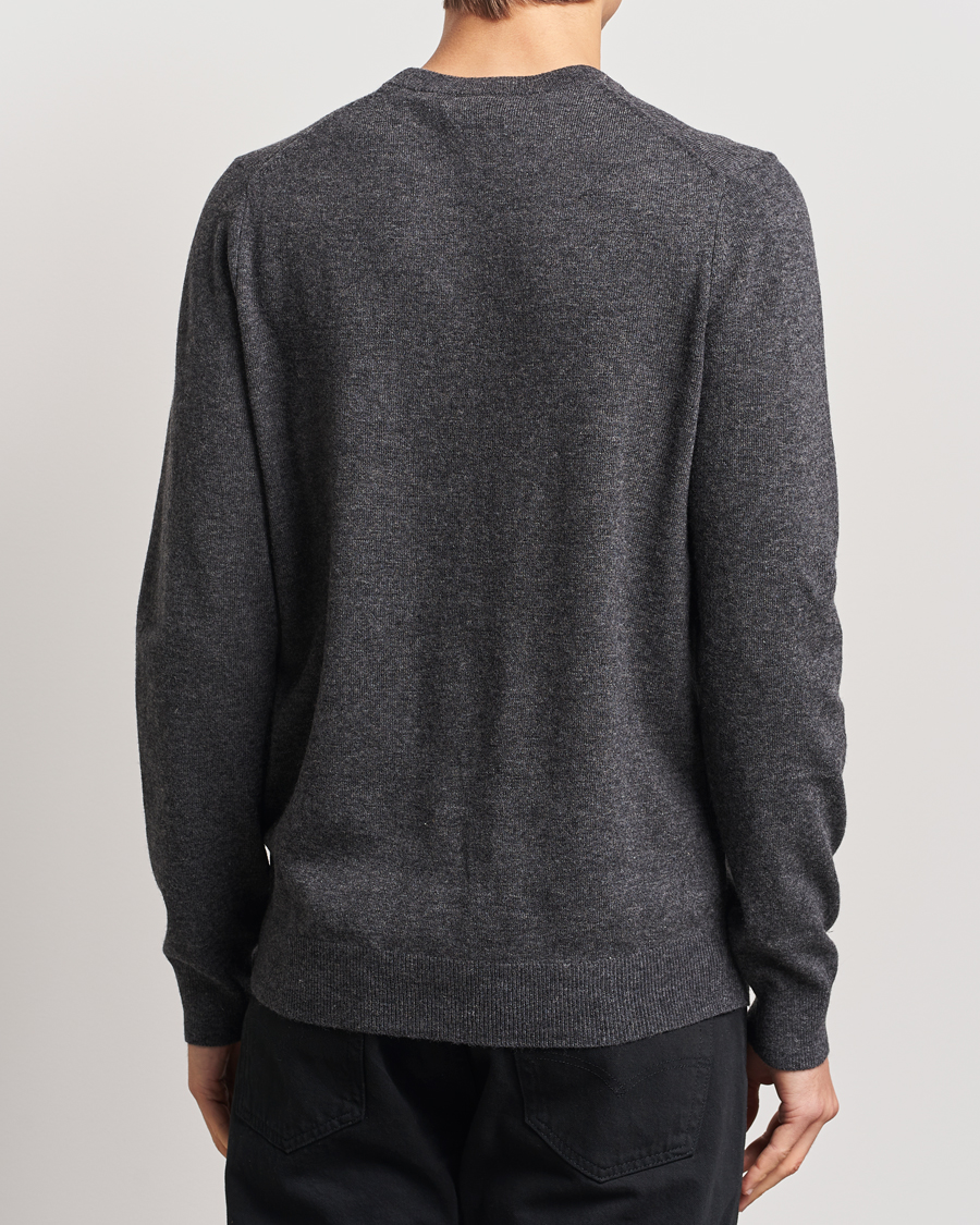 Herren | Pullover | Lyle & Scott | Lambswool Crew Neck Pullover Charcoal Marl
