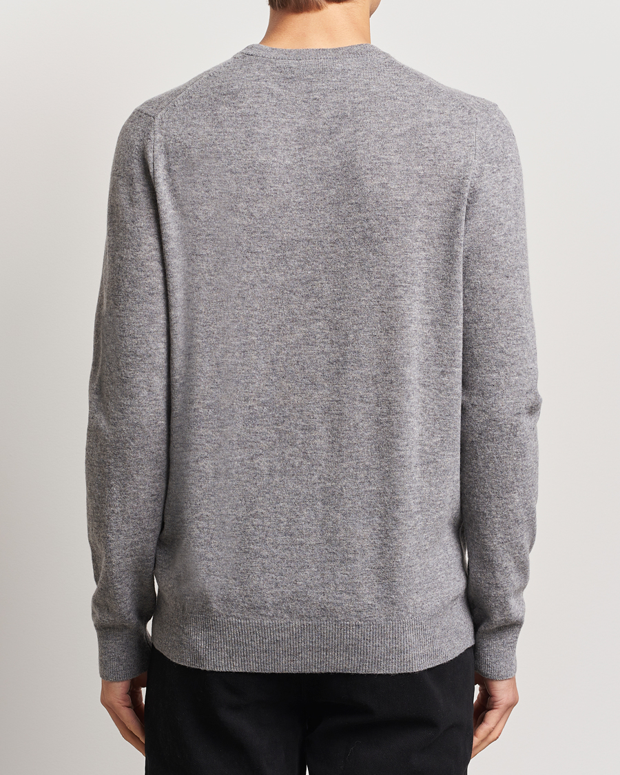 Herren | Pullover | Lyle & Scott | Lambswool Crew Neck Pullover Mid Grey Marl