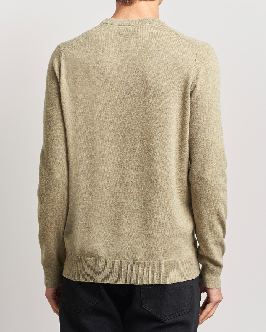 Herren | Pullover | Lyle & Scott | Lambswool Crew Neck Pullover Sage Uniform Marl