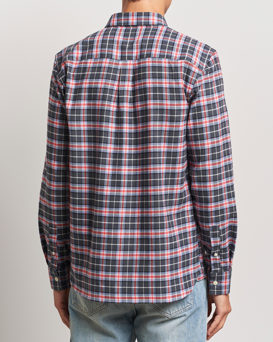 Herren | Hemden | Lyle & Scott | Checked Flannel Shirt Blue Smoke