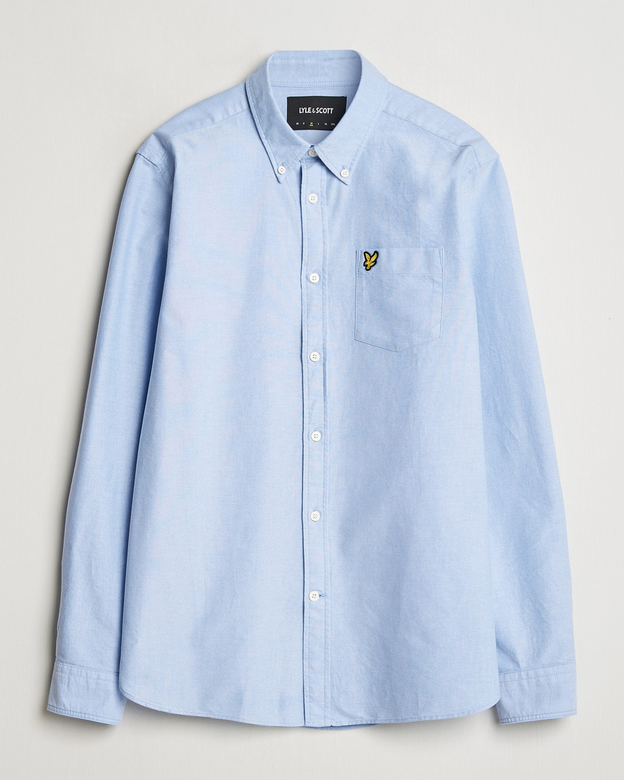 Herren | Hemden | Lyle & Scott | Lightweight Oxford Shirt Riviera Blue
