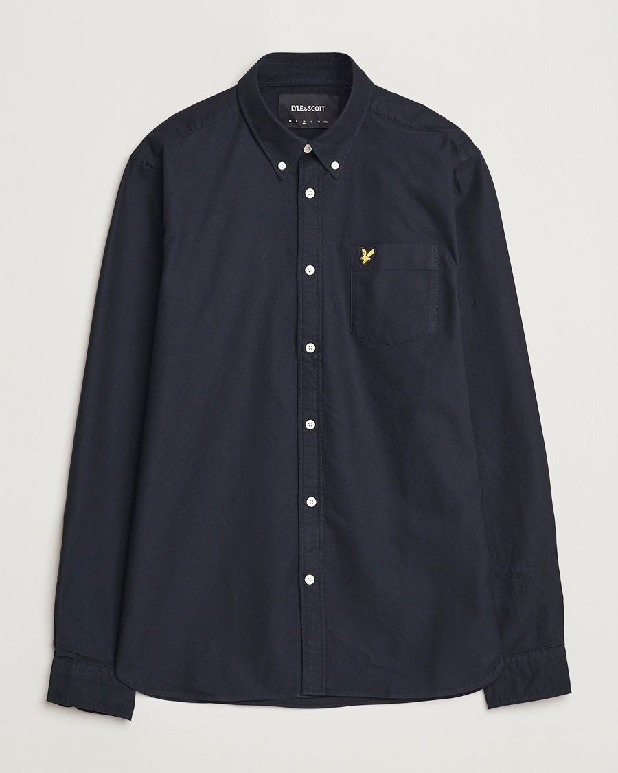 Herren | Hemden | Lyle & Scott | Lightweight Oxford Shirt Dark Navy