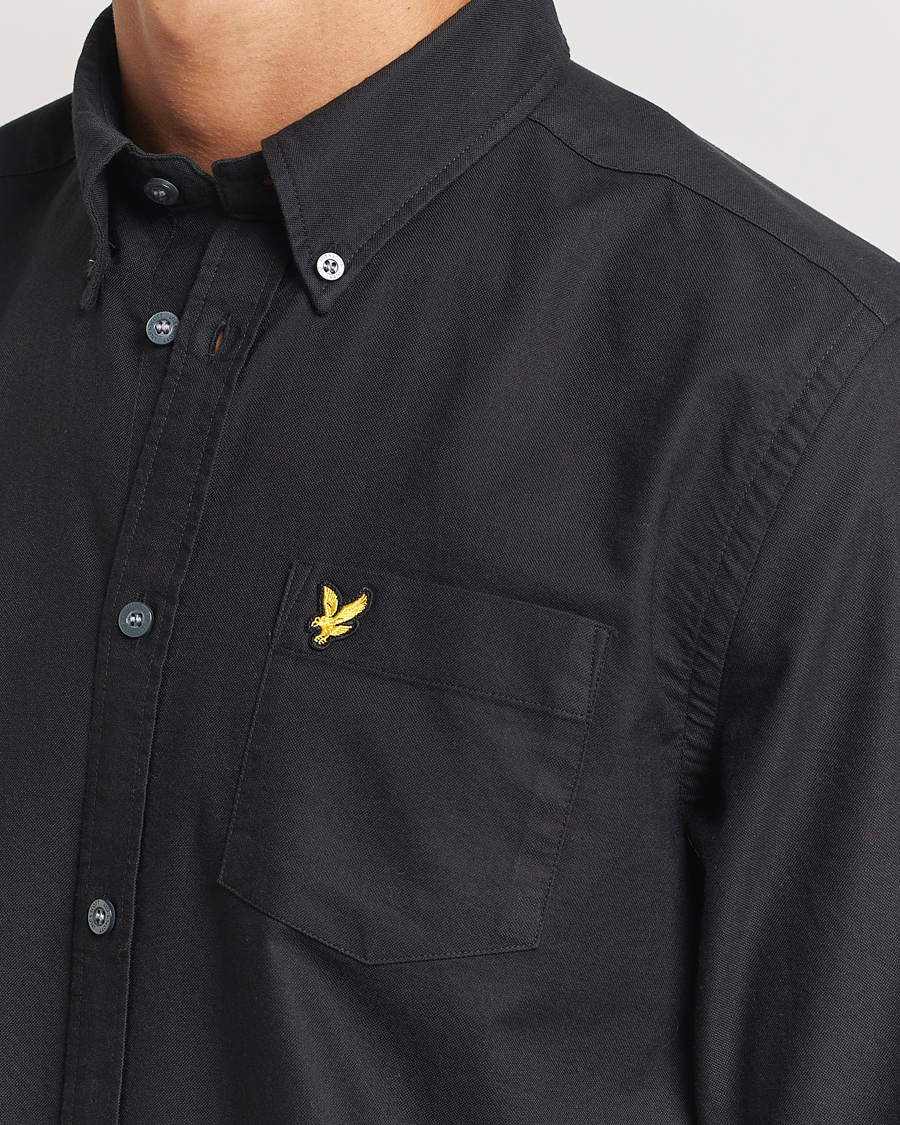 Herren | Hemden | Lyle & Scott | Lightweight Oxford Shirt Jet Black