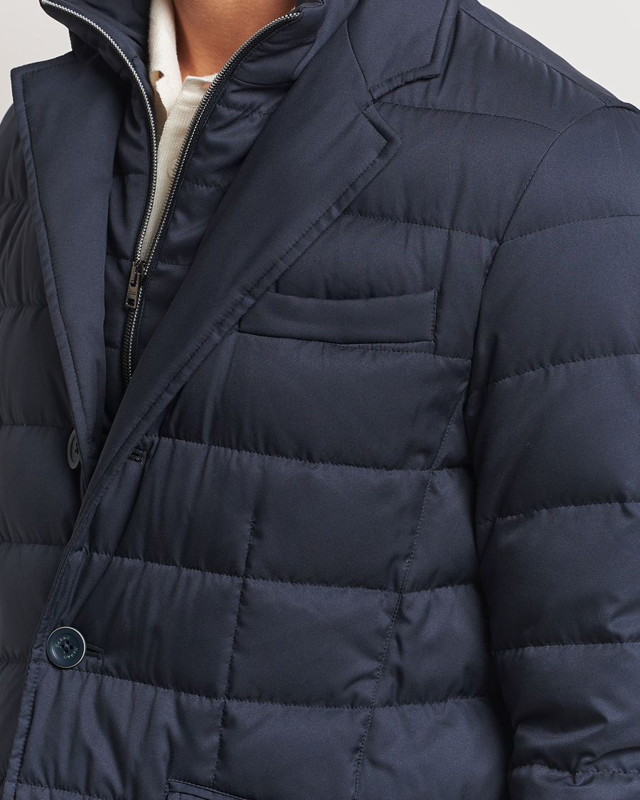 Herren | Jacken | Herno | Nylon Down Blazer Navy