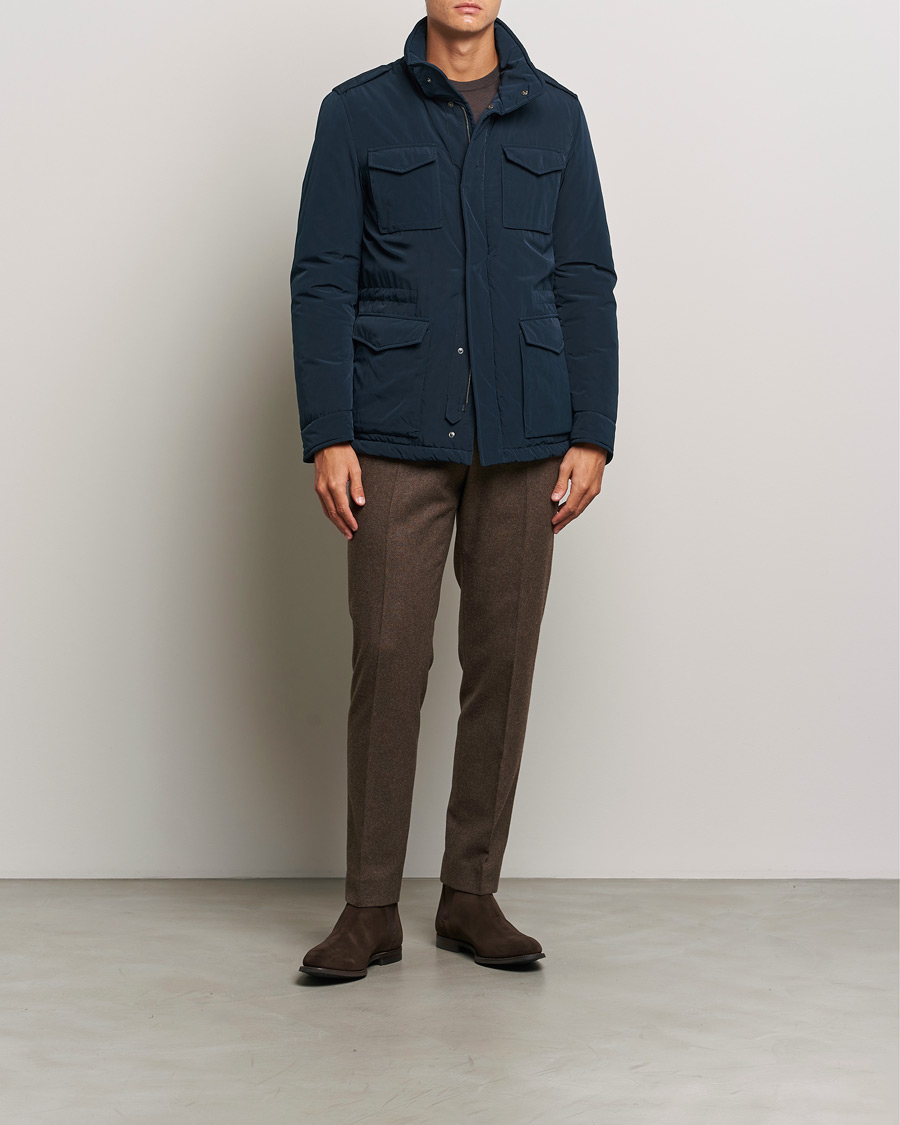 Herren | Jacken | Herno | Soft Nylon Field Jacket Navy