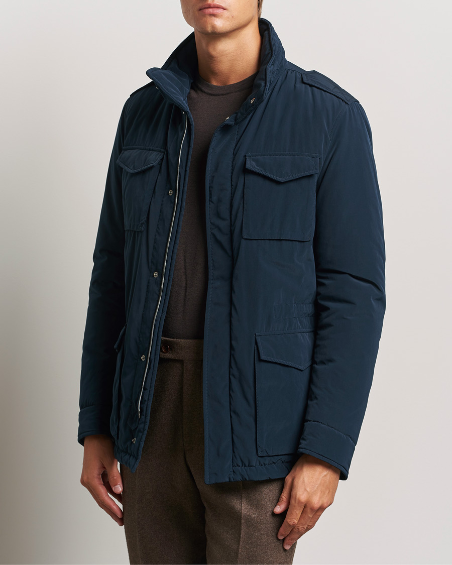 Herren | Jacken | Herno | Soft Nylon Field Jacket Navy