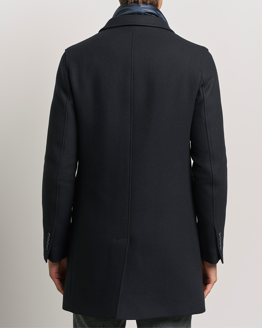 Herren | Jacken | Herno | Wool Zip Coat Navy