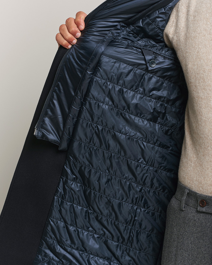 Herren | Jacken | Herno | Wool Zip Coat Navy