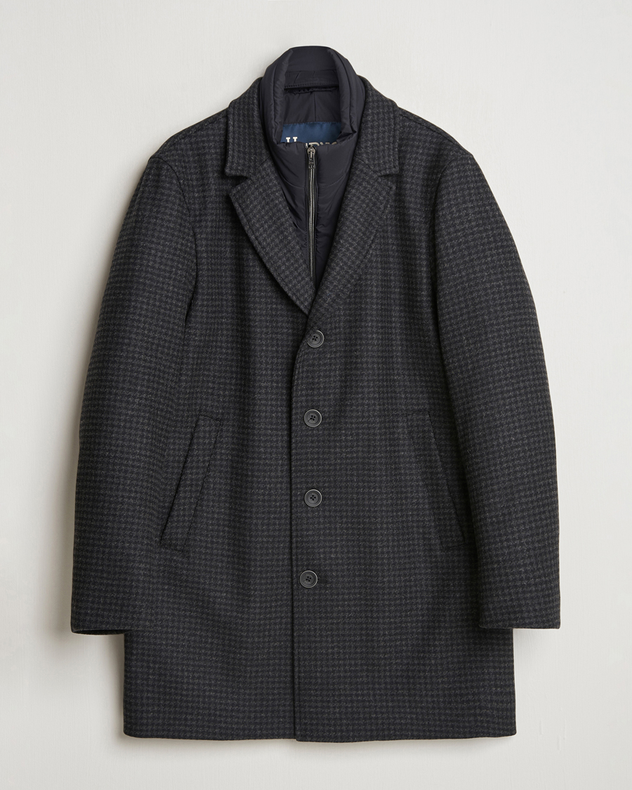 Herren | Jacken | Herno | Wool Zip Coat Charcoal