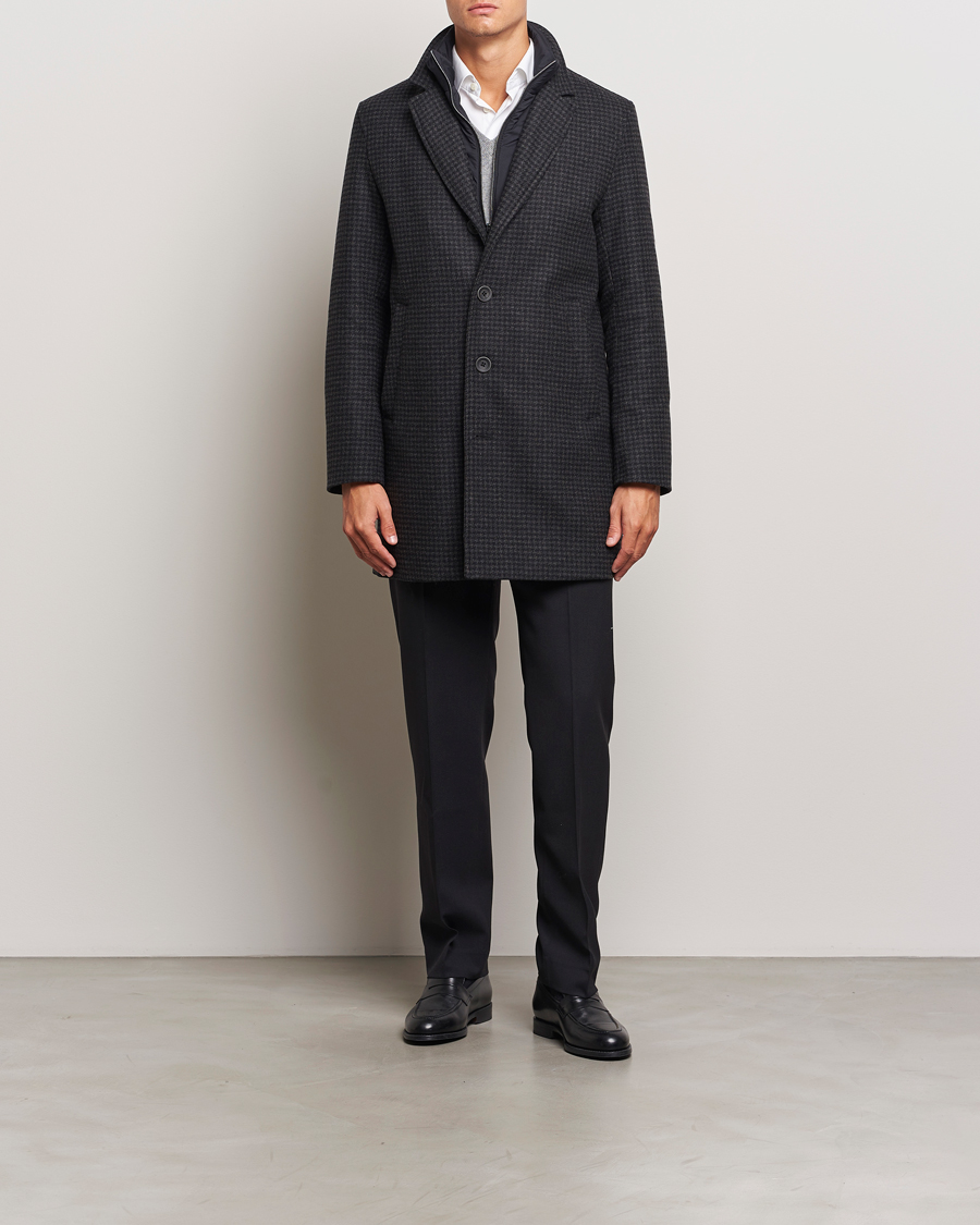 Herren | Jacken | Herno | Wool Zip Coat Charcoal