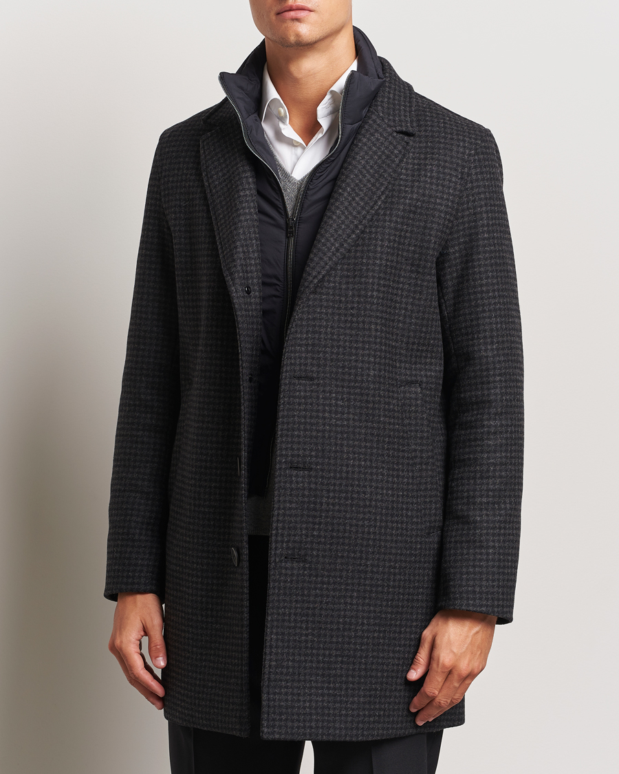 Herren | Jacken | Herno | Wool Zip Coat Charcoal