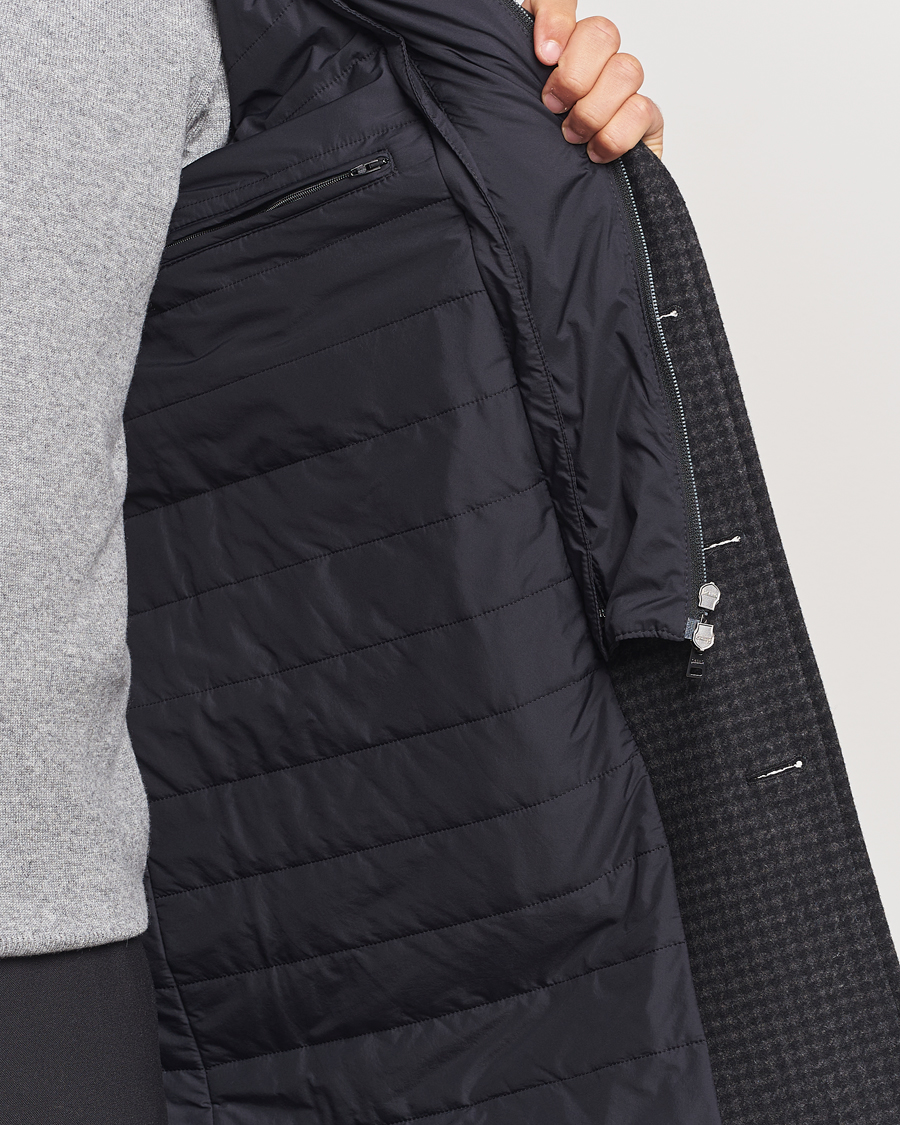 Herren | Jacken | Herno | Wool Zip Coat Charcoal