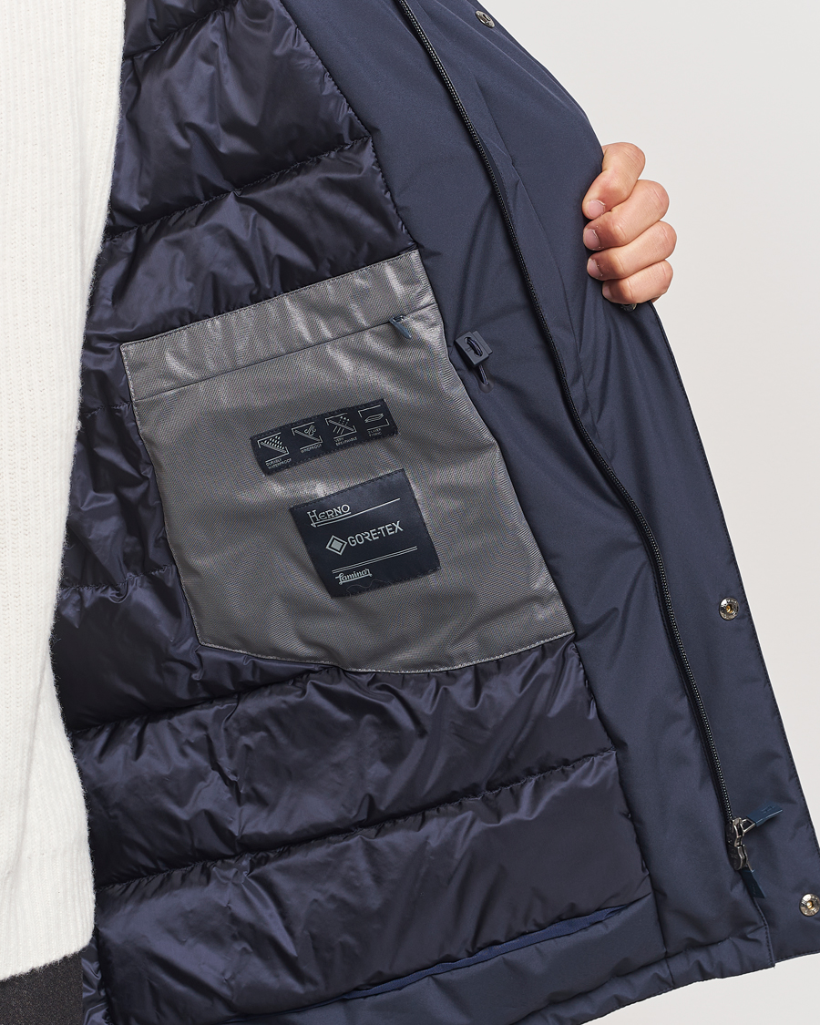 Herren | Jacken | Herno | Laminar Fishtail Parka Navy