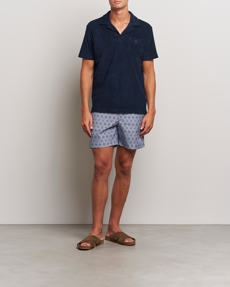 Herren | Badehosen | Orlebar Brown | Bulldog Roseate Swimshorts Azul Blue