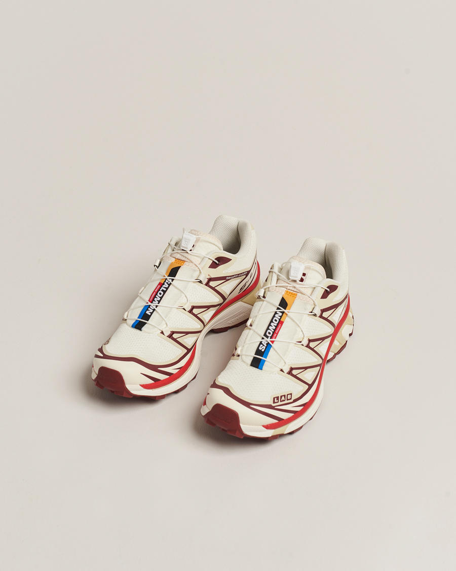 Herren | Salomon XT-6 Sneakers Vanilla Ice/Green Haze | Salomon | XT-6 Sneakers Vanilla Ice/Green Haze